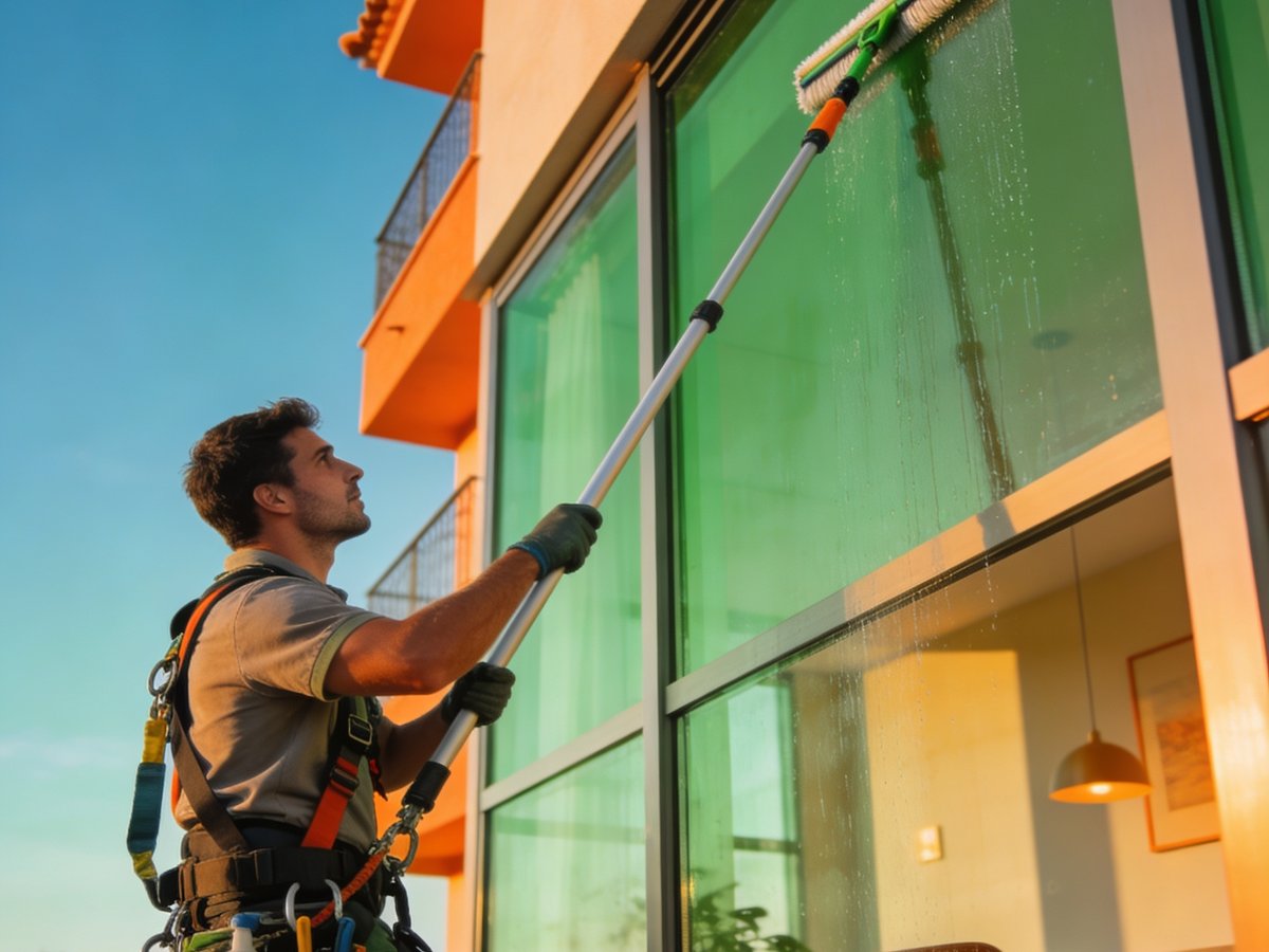 Limpieza de cristales en Gijón