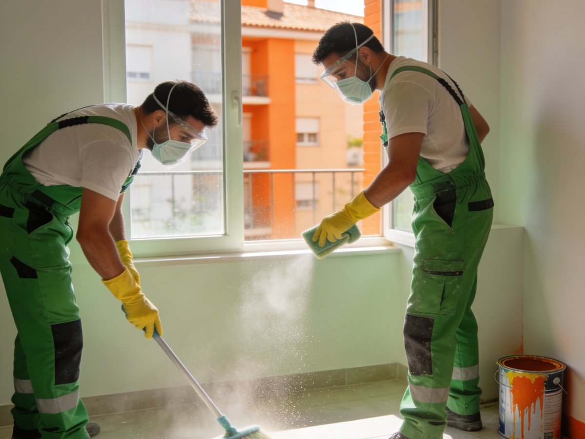 Limpieza fin de obra en Gijón